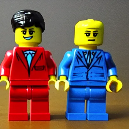 Image similar to Zelenskiy as a LEGO minifigure