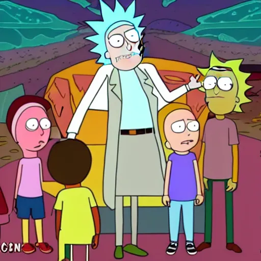 Image similar to the gnostic parables of Rick and Morty