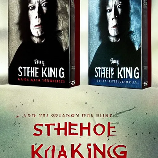 Prompt: Cover art for an as of yet unreleased Stephen King novel