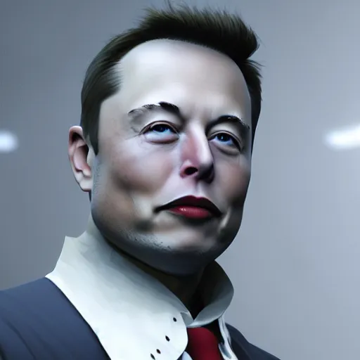 Prompt: Elon Musk 3D render