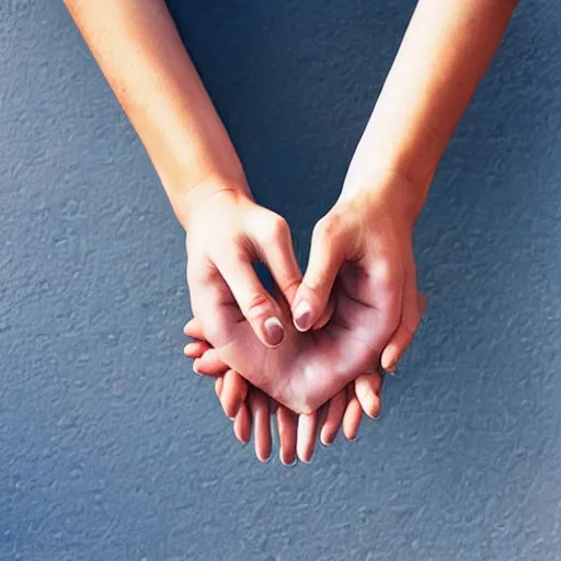 Image similar to heart hands, heart shaped hands