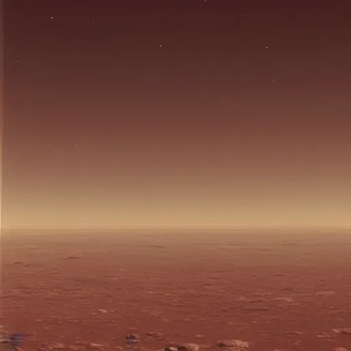 Prompt: Ground view of the surface of Titan, sharp, detailed, clouds, endless horizon, award winning photography