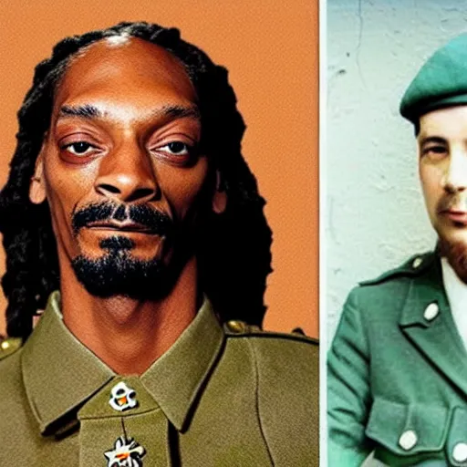 Image similar to snoop dogg and jesus as world war 1 soldiers