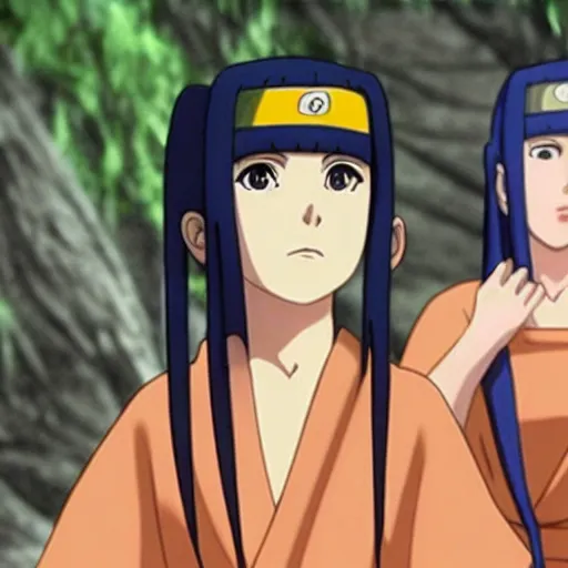 Prompt: Film still of Hinata Hyuga from Naruto, highly detailed