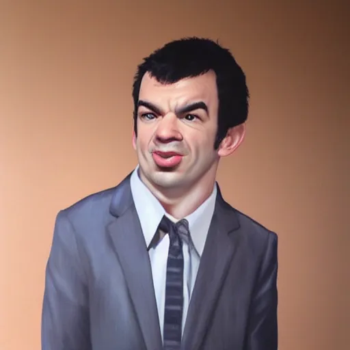 Image similar to Nathan fielder by Jason Edmiston