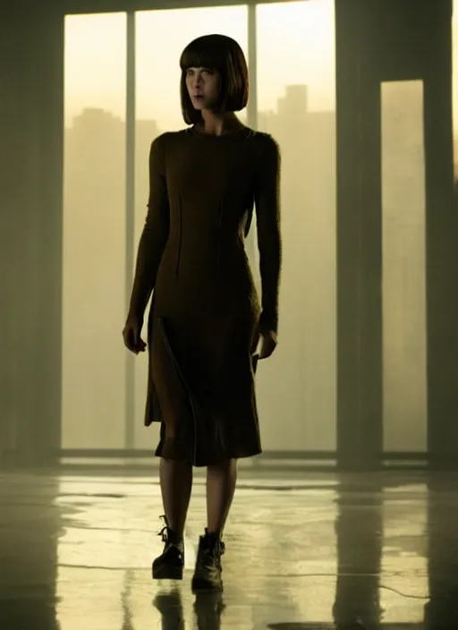 Prompt: film still of mary elizabeth winstead in blade runner 2 0 4 9, 8 k