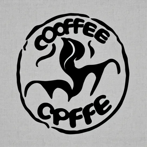 Image similar to logo for a coffee company for vampires