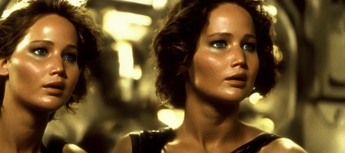 Image similar to jennifer lawrence as ripley in alien ( 1 9 7 9 )