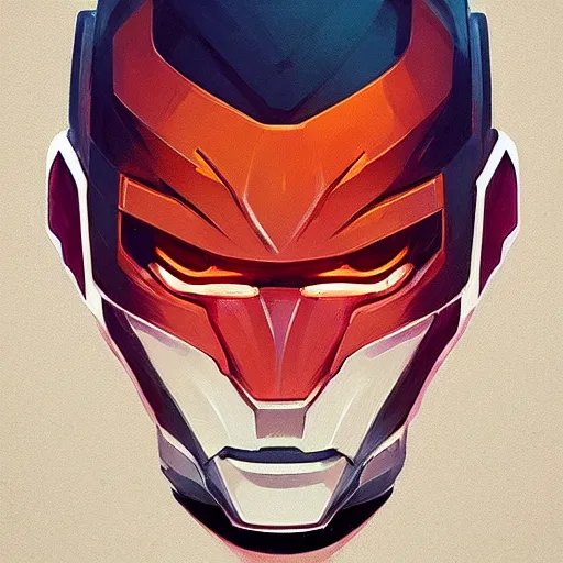 Image similar to face icon stylized minimalist transformers, loftis, cory behance hd by jesper ejsing, by rhads, makoto shinkai and lois van baarle, ilya kuvshinov, rossdraws global illumination