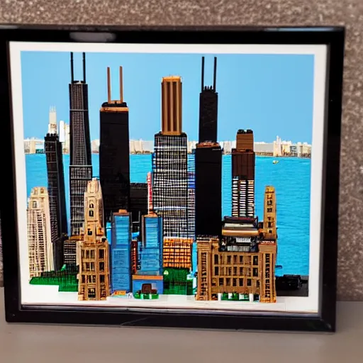 Prompt: Lego Chicago