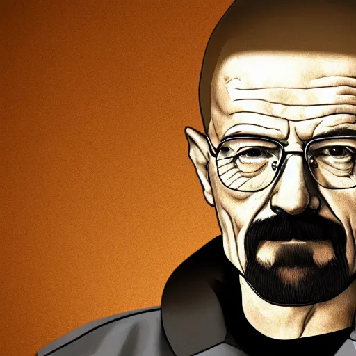 Image similar to walter white as a female, high quality digital art