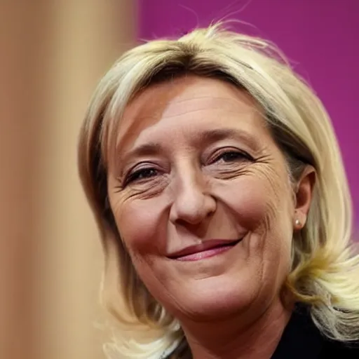 marine lepen as an aardman figure, Stable Diffusion