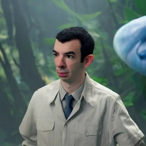 Prompt: “a still of Nathan Fielder in Avatar”