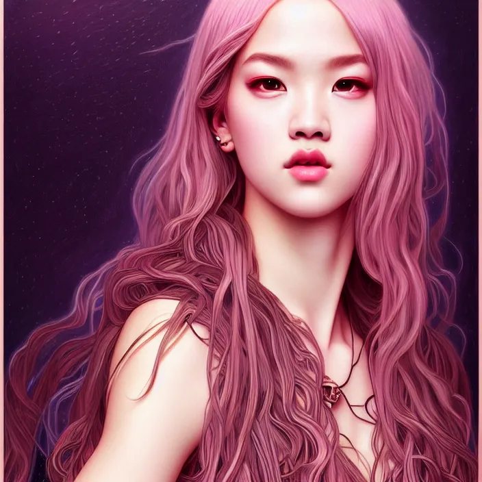 Image similar to jossi of blackpink, king, tarot card, highly detailed, digital painting, smooth, sharp focus, illustration, ultra realistic, 8 k, art by artgerm and alphonse mucha