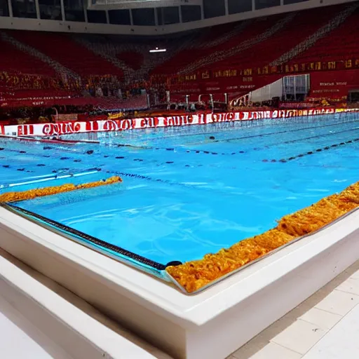 Image similar to olympic lasagna pool