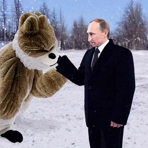 Image similar to Putin as a furry