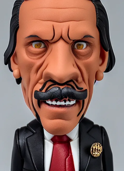 Image similar to danny trejo, an nendoroid of danny trejo figurine, realistic face, detailed product photo