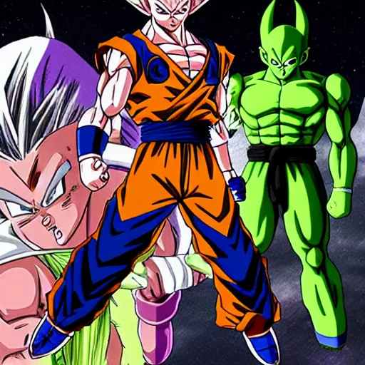 Prompt: dragon ball z piccolo as anime ue 4