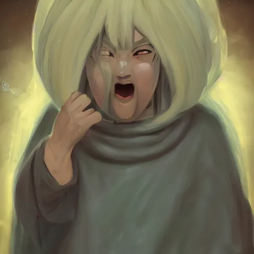 Image similar to portrait of yubaba, spirited away art, art by magic the gathering, trending on artstation