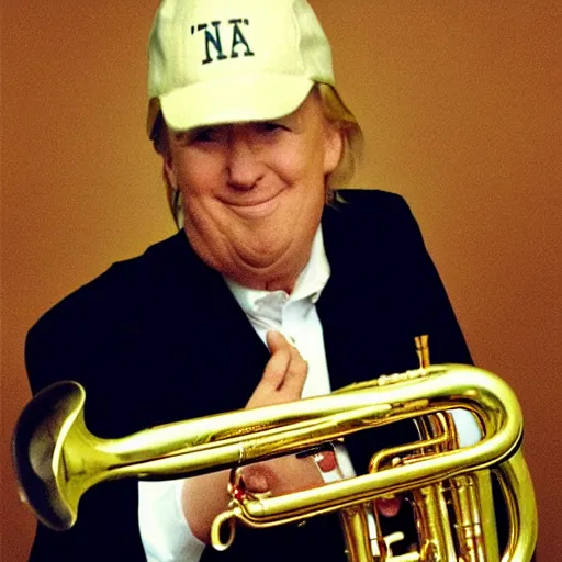 Prompt: donald trumpet
