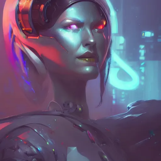 Image similar to a portrait of a beautiful cybernetic witch, cyberpunk concept art by pete mohrbacher and wlop and artgerm and josan gonzales, digital art, highly detailed, intricate, sci-fi, sharp focus, Trending on Artstation HQ, deviantart, unreal engine 5, 4K UHD image