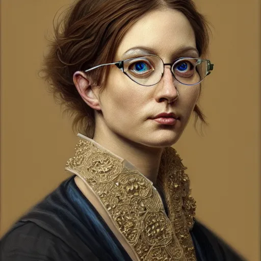 Image similar to highly detailed intricate masterpiece portrait painting of a scientist, award - winning, trending on artstation.