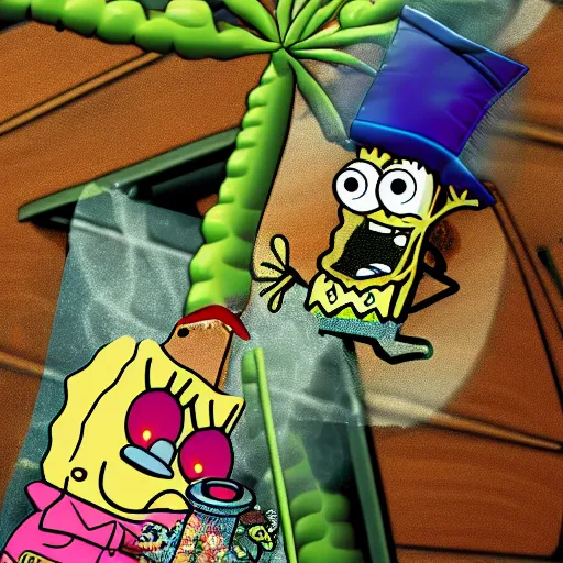 Image similar to spongebob kratom overdose