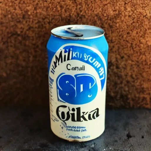 Image similar to milk in a soda can