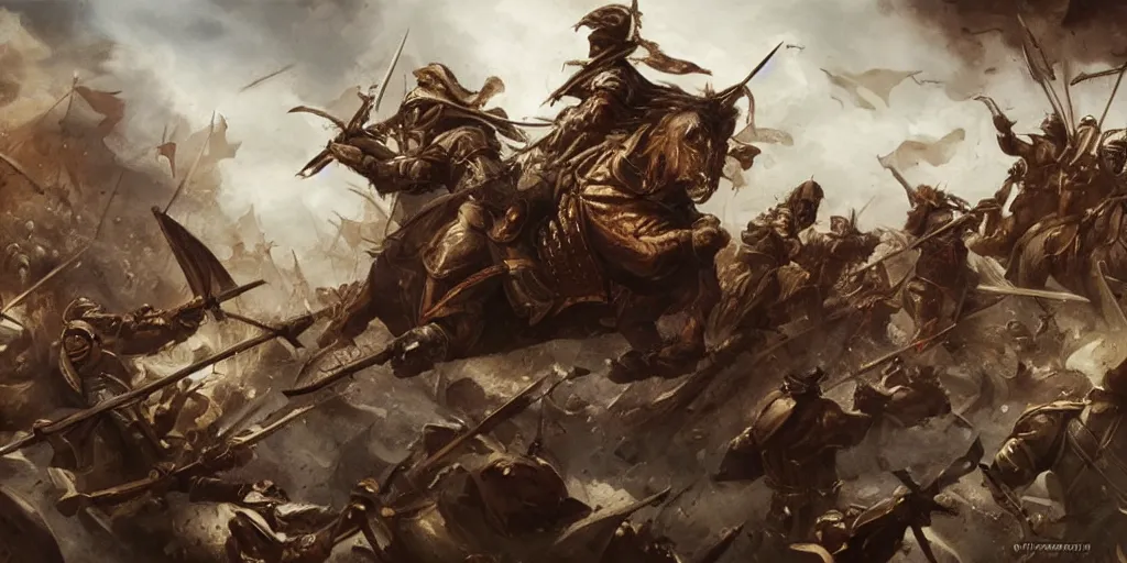 Prompt: 1700 war, barroque painting, ultra realistic. cinematic, dynamic. magic the gathering style. epic fantasy