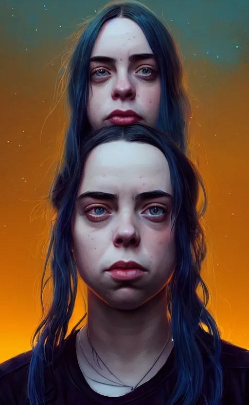 Image similar to highly detailed portrait billie eilish in gta v, stephen bliss, unreal engine, fantasy art by greg rutkowski, loish, rhads, ferdinand knab, makoto shinkai and lois van baarle, ilya kuvshinov, rossdraws, tom bagshaw, global illumination, radiant light, detailed and intricate environment