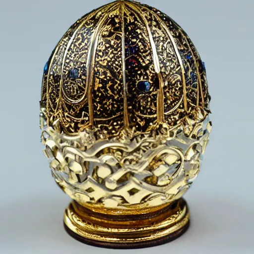 Image similar to intricate faberge egg