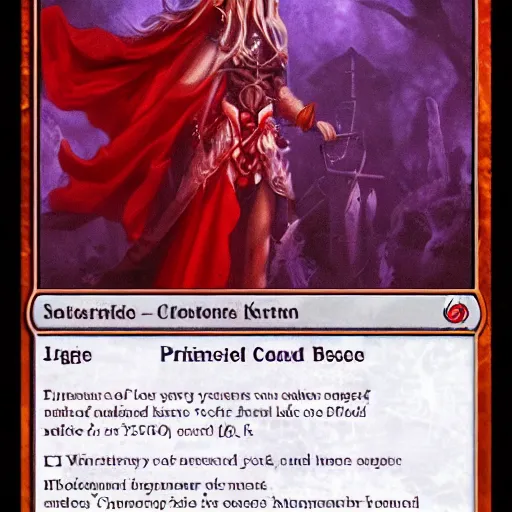 Image similar to priestess of the blood moon