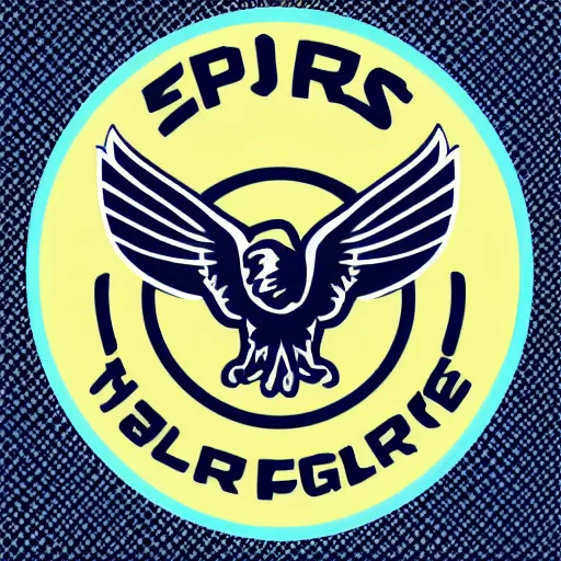 Image similar to sports logo detailed vector eagle