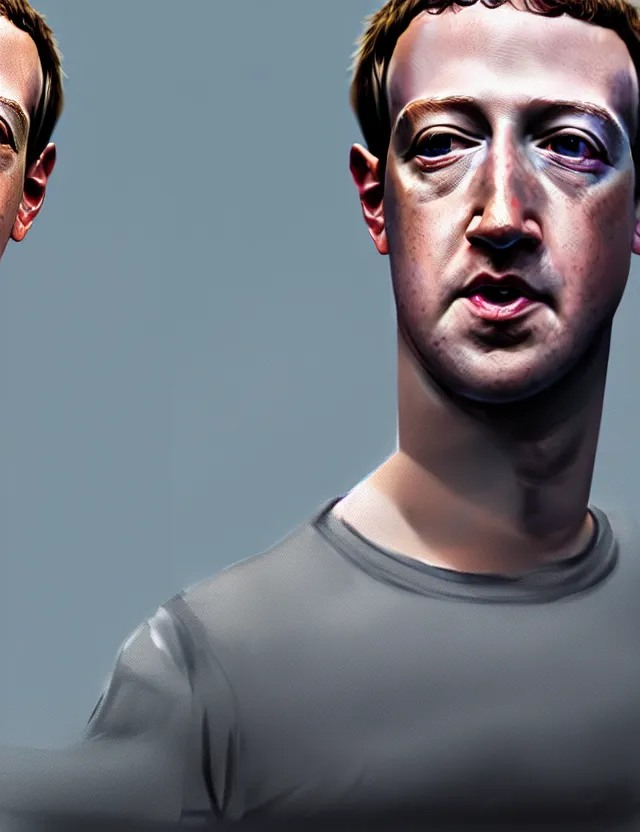 Prompt: a detailed digital painting of mark zuckerberg as an armoured dark lord, trending on artstation, digital art, 4 k resolution, detailed, high quality, sharp focus, hq artwork, coherent, insane detail, character portrait