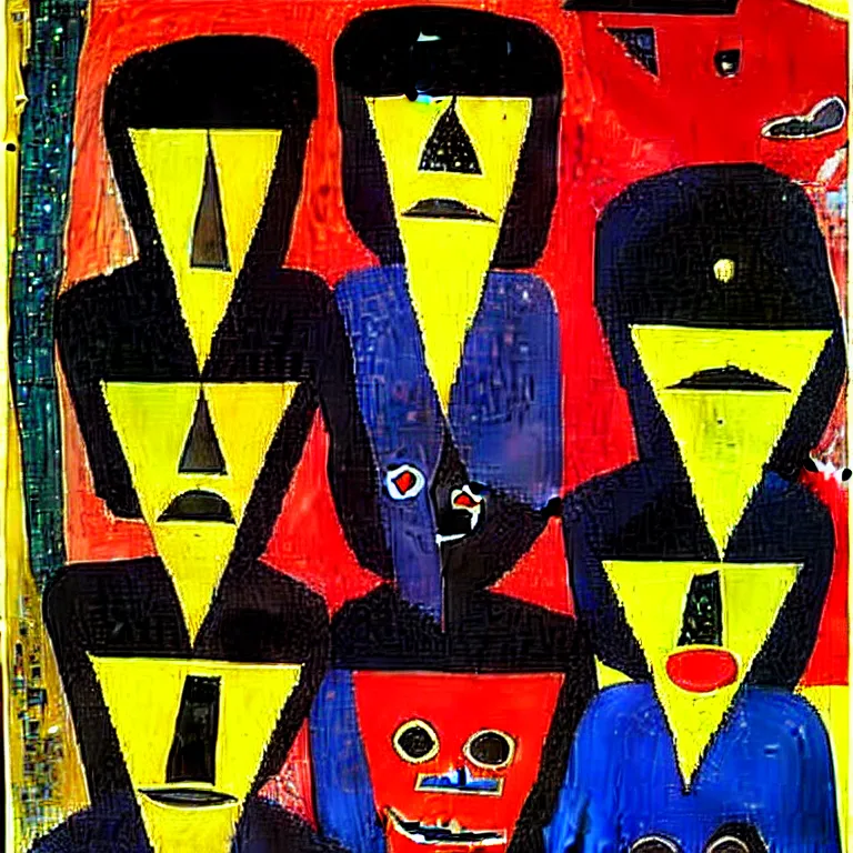 Prompt: a portrait of happy boys, by rufino tamayo