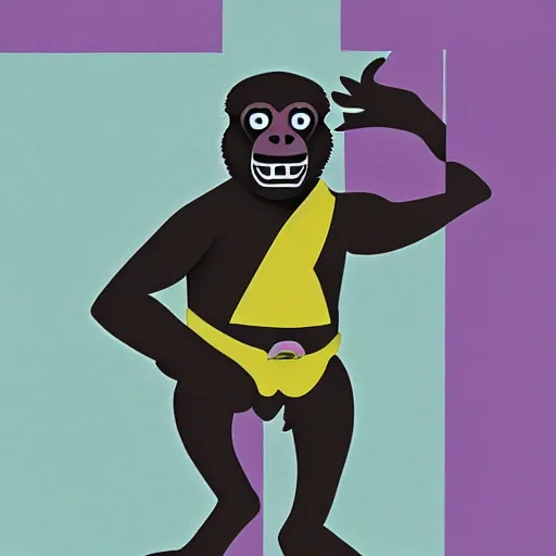 Image similar to purple ape poster