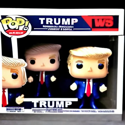 Prompt: Donald Trump Funko Pop