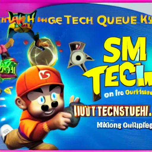 Prompt: smash tech kid quest
