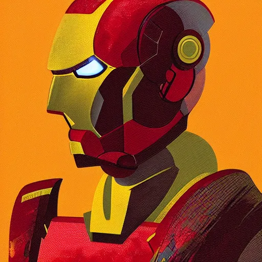 Prompt: portrait of luigi mario as iron man, limited neutral palette, beautiful graphics, full body portrait, propaganda poster art, 1 9 7 0 s illustrated advertising art by petros afshar, anton fadeev, dean ellis, painterly character design