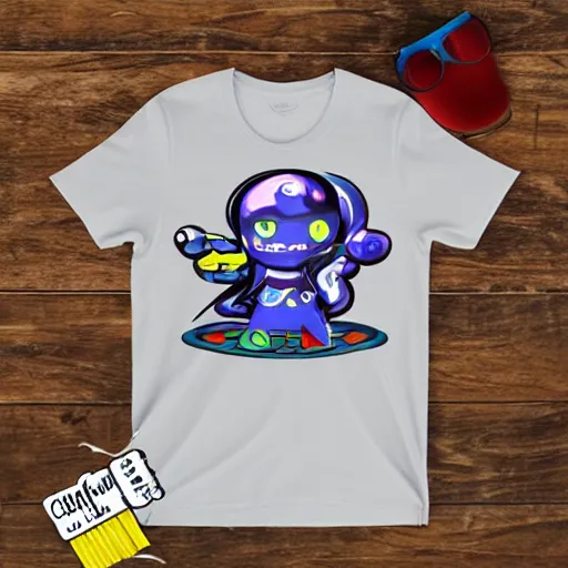 Image similar to cool shirt from toni kensa in splatoon