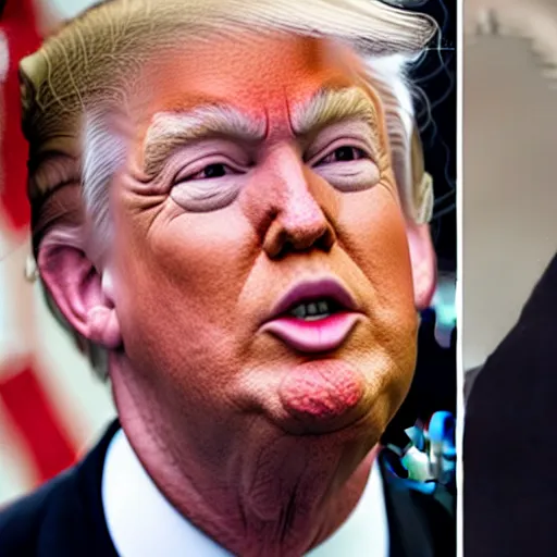 Image similar to photo of the lovechild of donald trump and mark zuckerberg