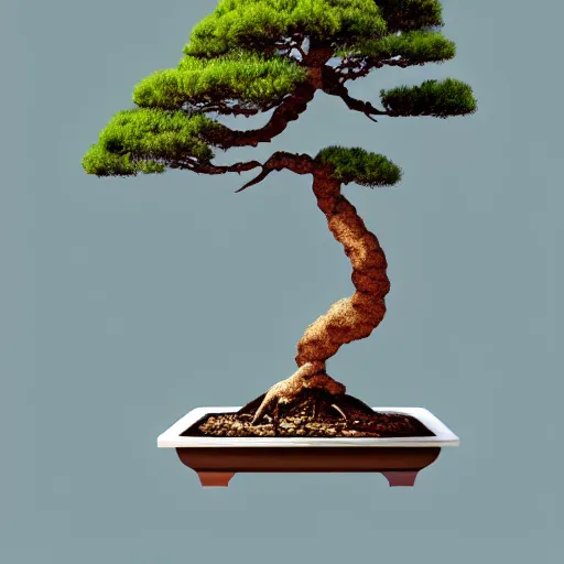 Image similar to bonsai acacia! tree but minimalistic concept art by frank stella gilleard james whalen tom, colorful, soft light, trending on artstation, minimalism