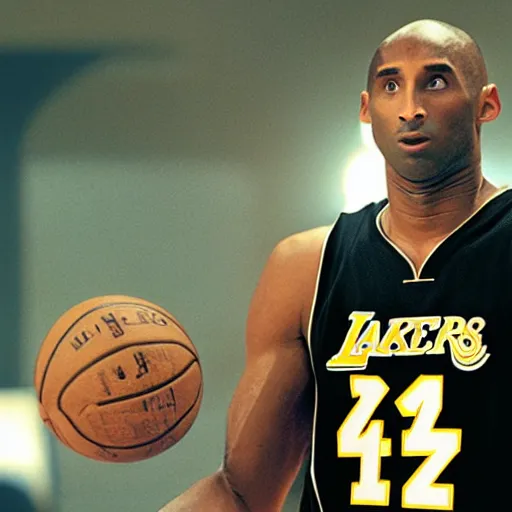 Image similar to still of Kobe bryant in men in black,8k,