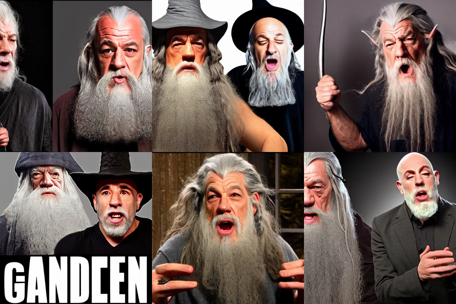 Prompt: Gandalf heated argument on the Joe Rogan podcast