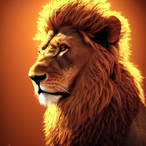 Image similar to a lion smoking a cigar, dramatic lighting, cinematic, establishing shot, extremely high detail, foto realistic, cinematic lighting, post processed, concept art, high details, cinematic, 8k resolution, beautiful detailed, photorealistic, digital painting, artstation, concept art, smooth, sharp focus, artstation trending, octane render, unreal engine