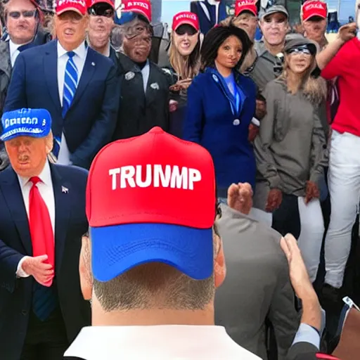 Image similar to trump cap