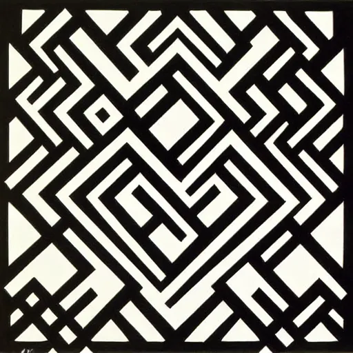 Image similar to “Infinite eyes, geometric art by M.C. Escher, lithograph, 1959”