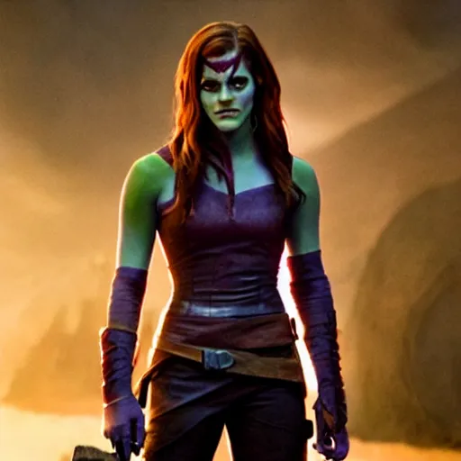 Prompt: emma watson as gamora