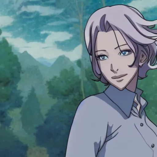 Image similar to cate blanchett as an anime character