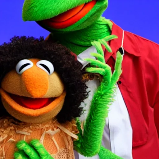 Image similar to the eric andre show muppets